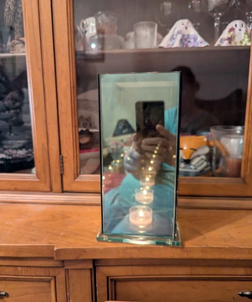 Mirrored Lantern with Tealights