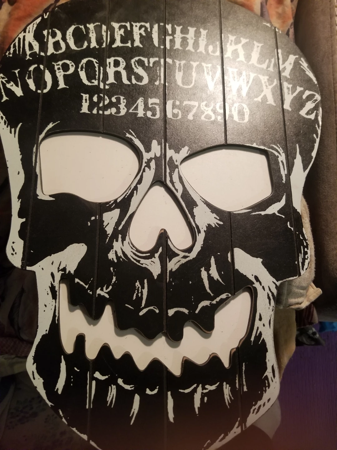 Skull art that hangs