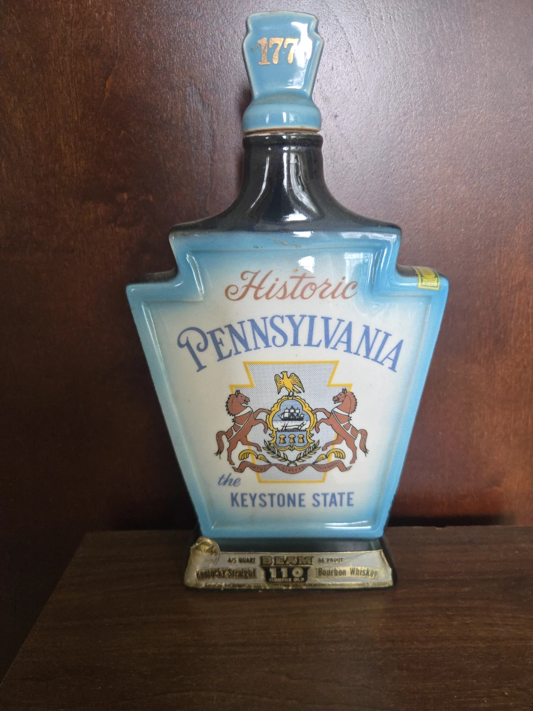 Historic Pennsylvania Bourbon Whiskey Decanter