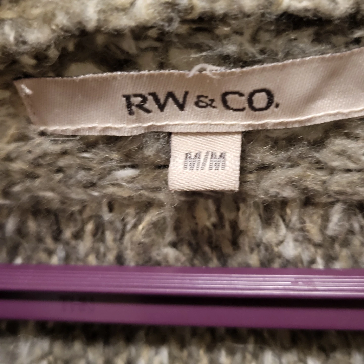 RW&CO. Women's Cardigan Sweater - Size M Like New - photo 3