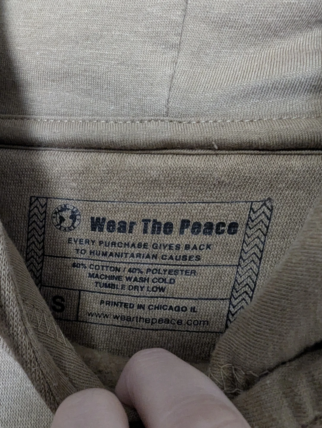 Wear The Peace "Human" Embroidered Hoodie - photo 4