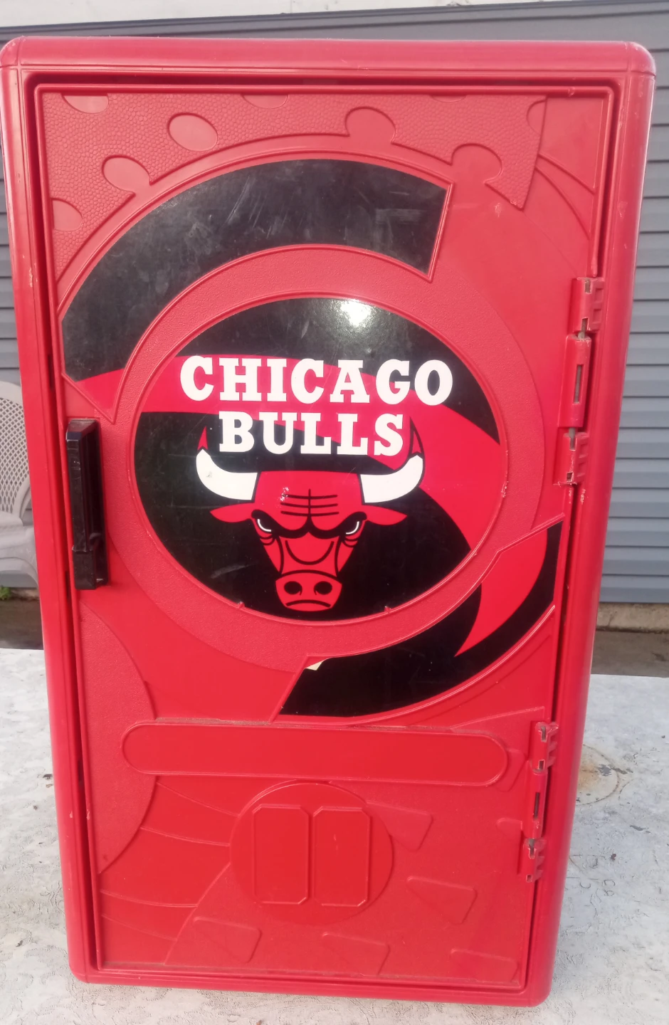 Vintage Chicago Bulls Player Locker Storage Cabinet 24' 1995