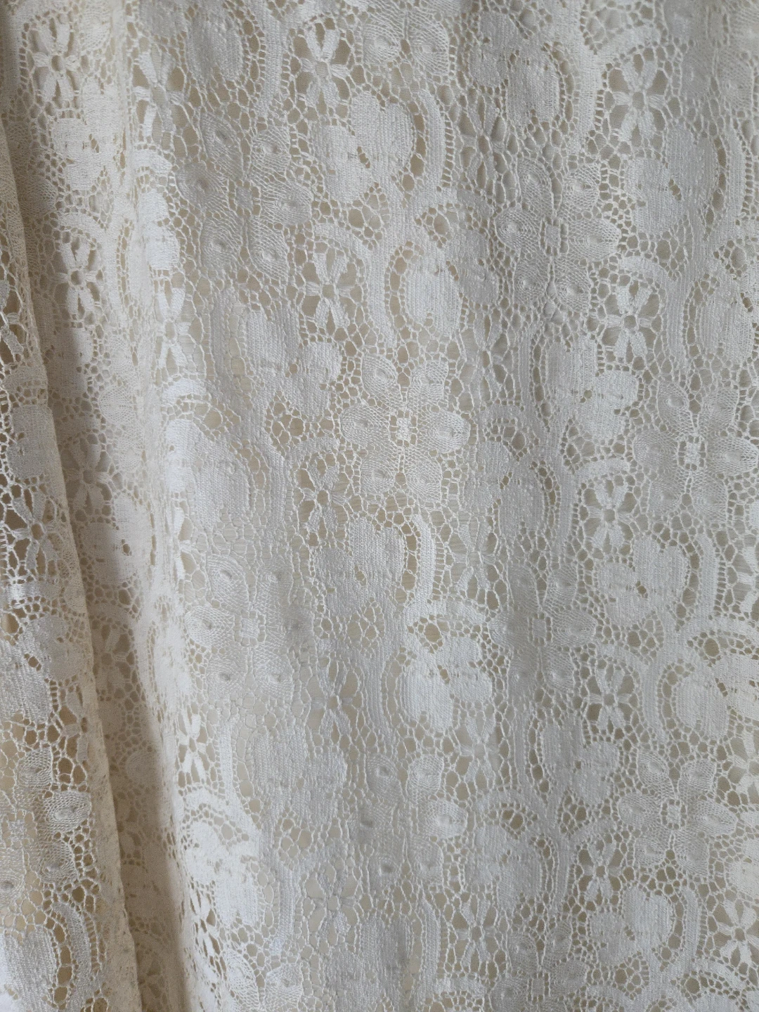 Vintage Cream Lace Maxi Dress - photo 2