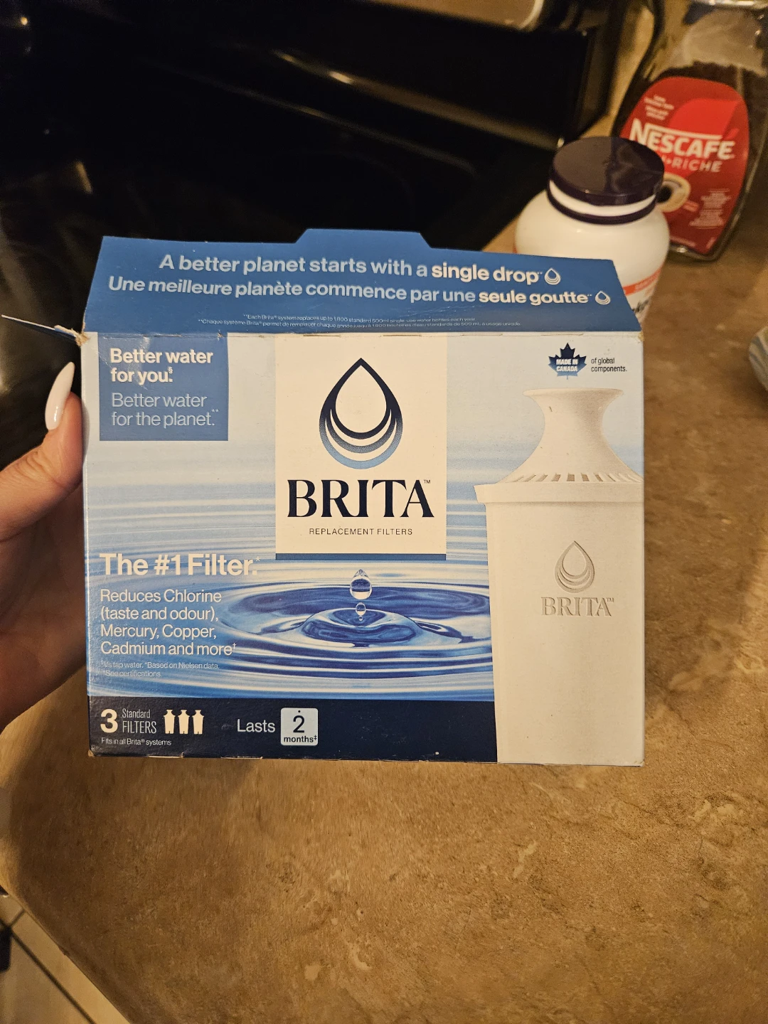 Brita Standard Water Filter Replacements (3 Pack)
