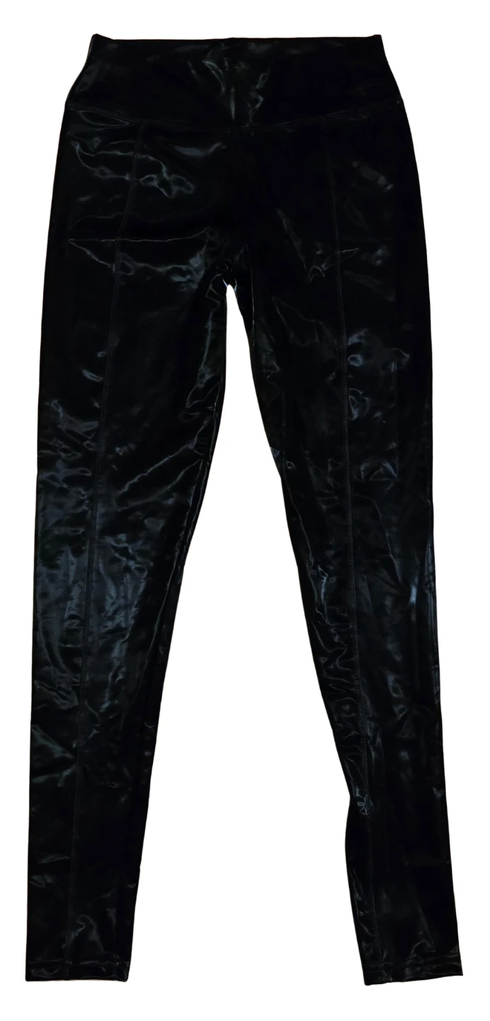 Black Velvet Leggings