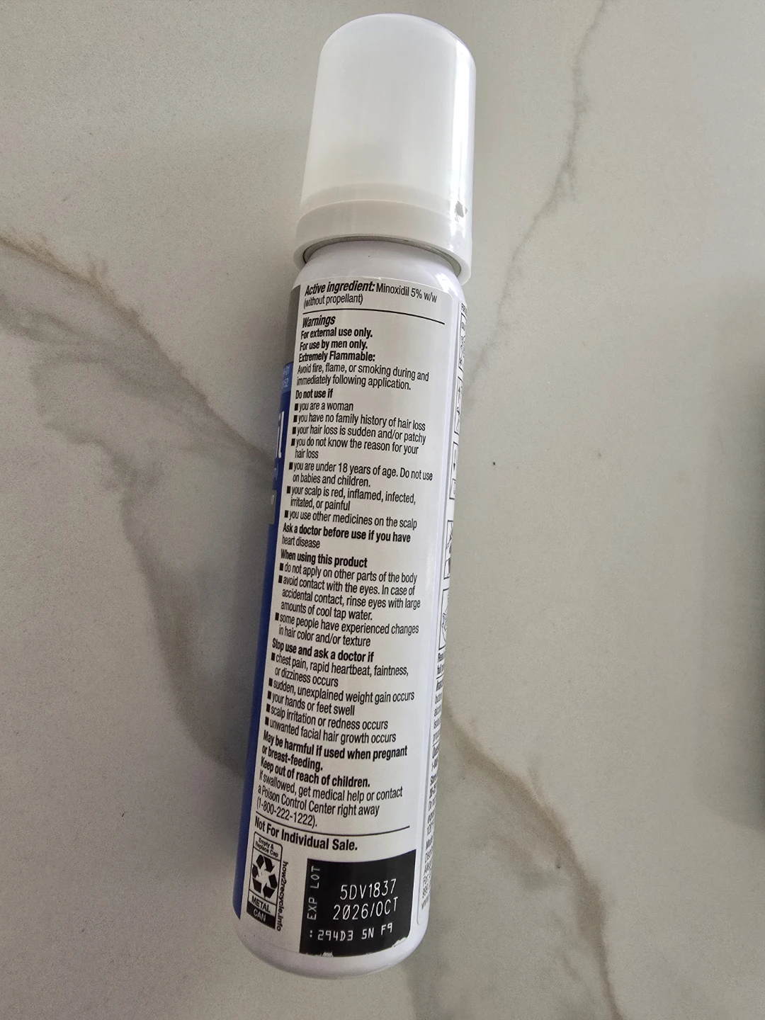Kirkland Minoxidil Topical Aerosol 5% (5-pack) - photo 4