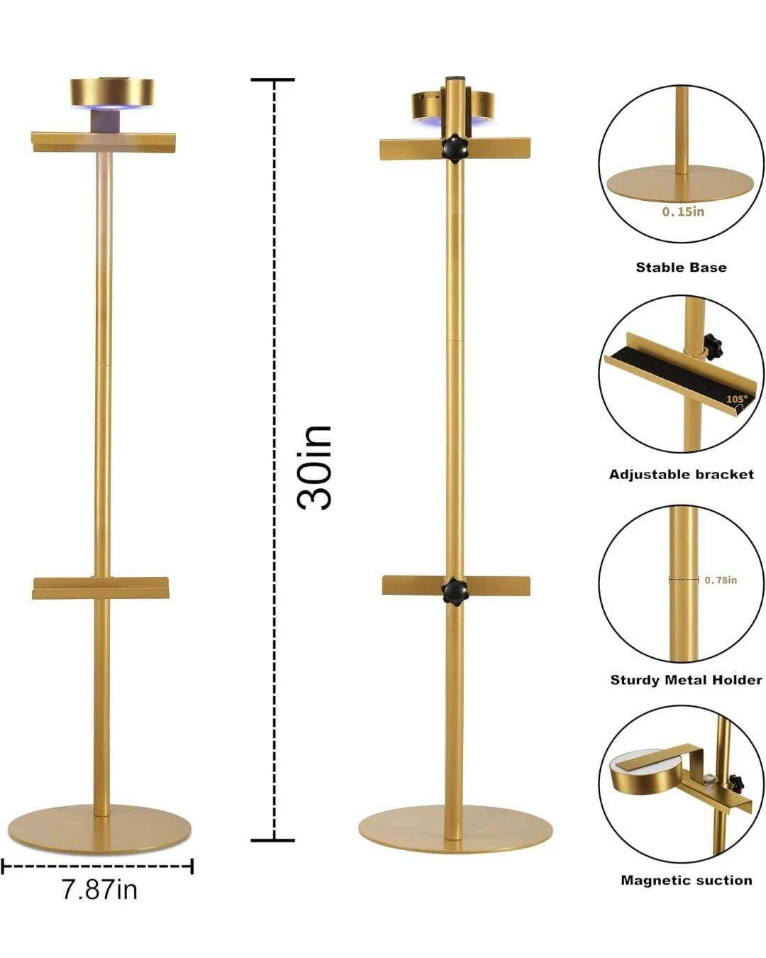 Adjustable Desktop Photo Frame Stand with Magnetic .... - photo 3