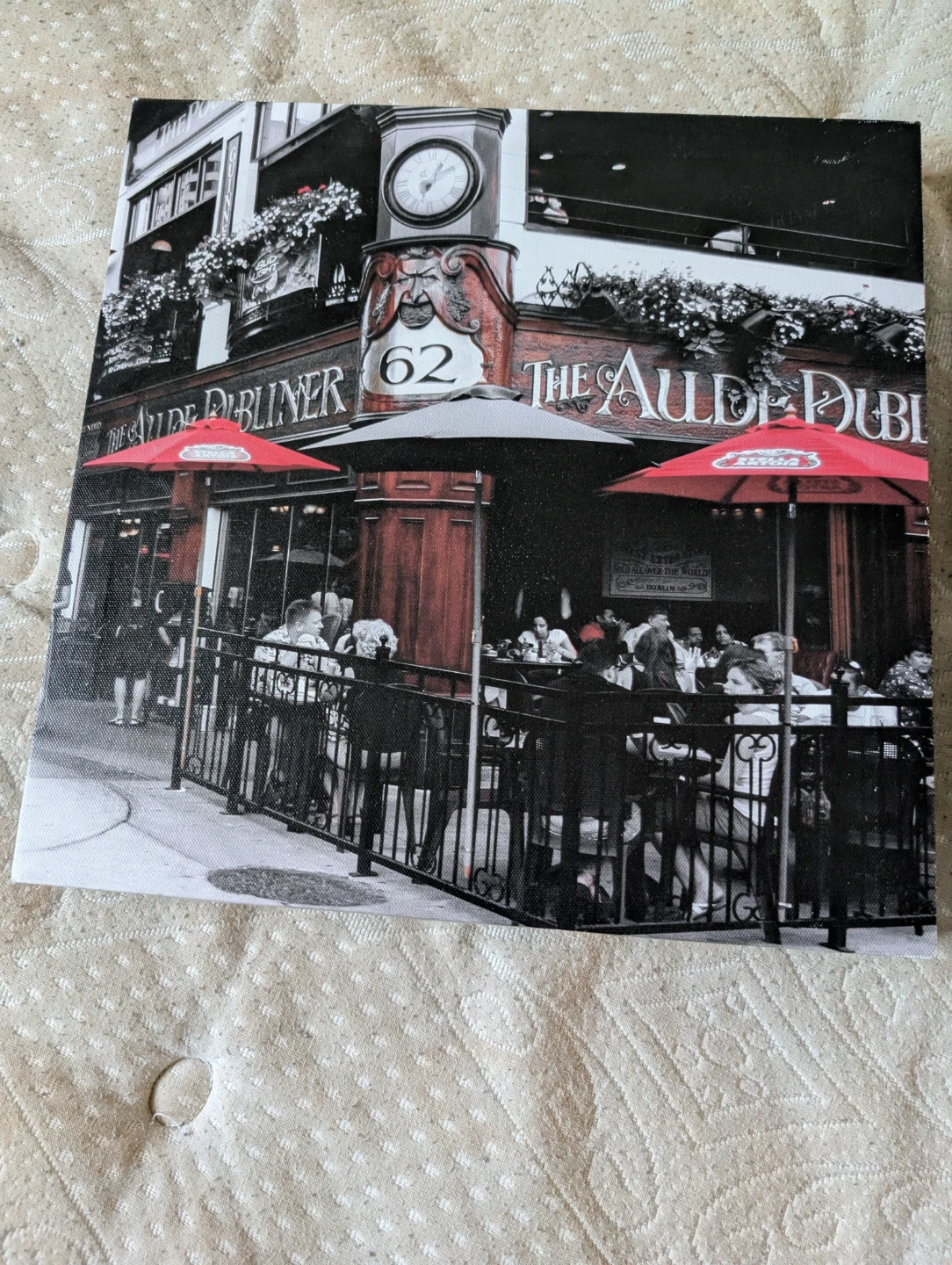 Canvas Print of The Old Dubliner Pub Patio - photo 2