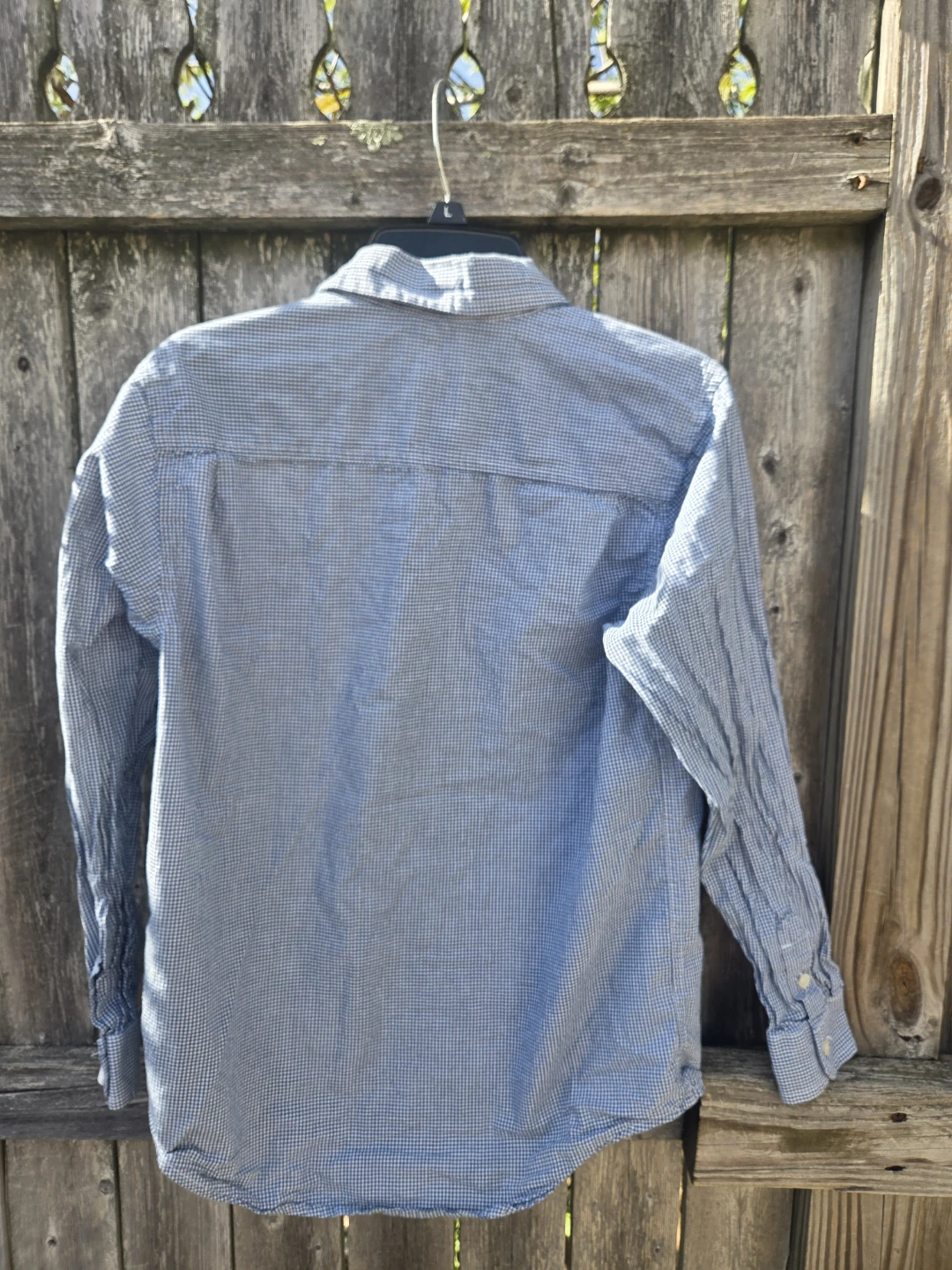 The Children's Place Blue Gingham Button-Down Shirt - photo 3