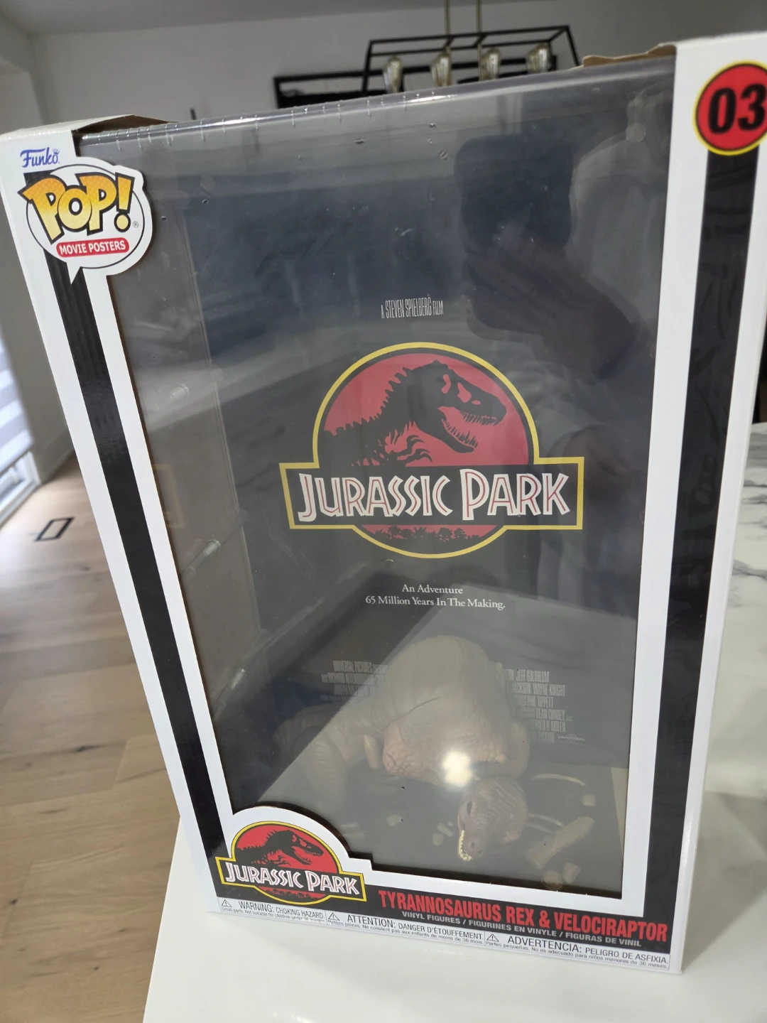 Funko Pop! Jurassic Park Tyrannosaurus Rex & Velociraptor