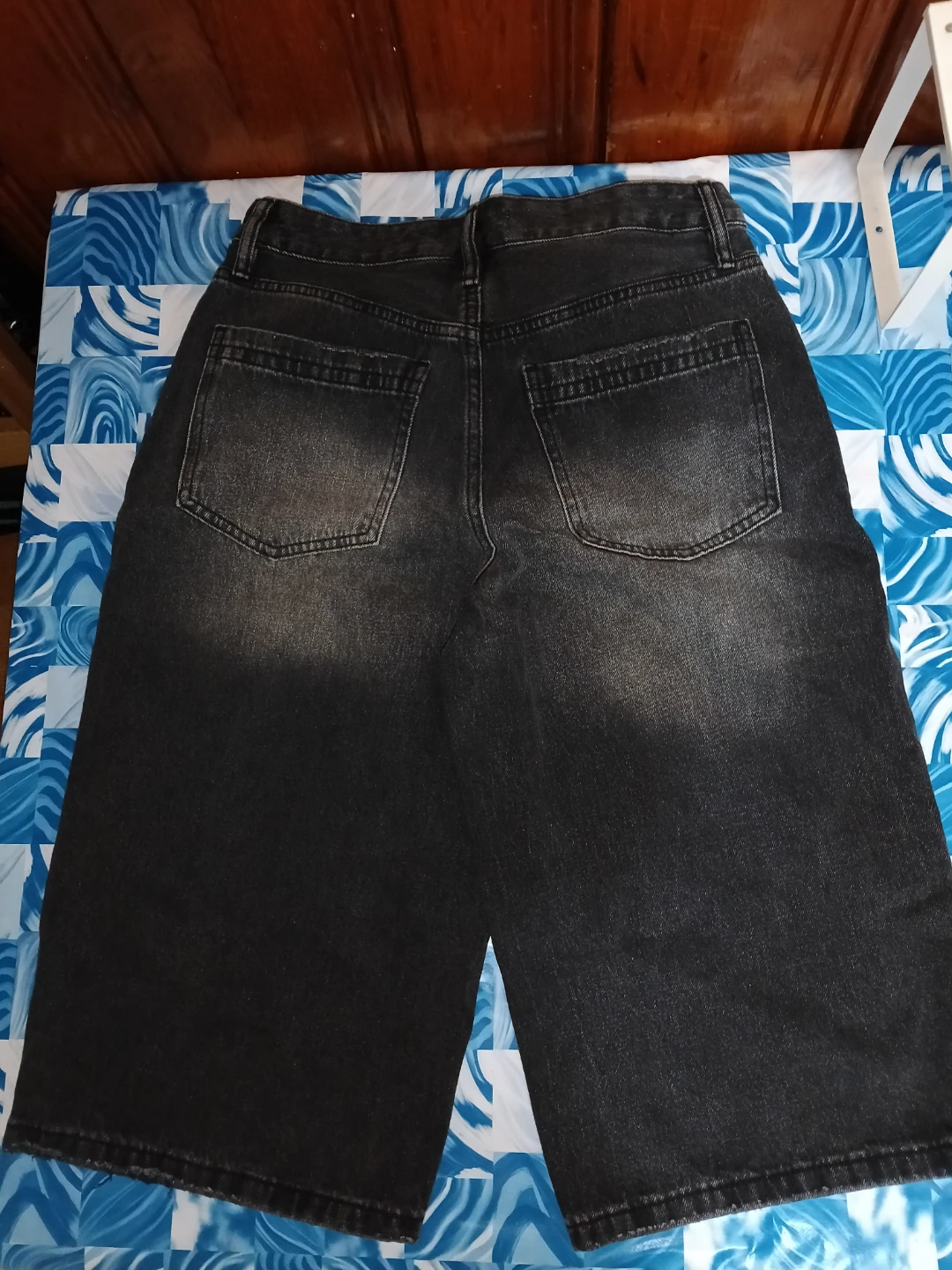 YMI Black Denim Shorts Size like M - photo 2