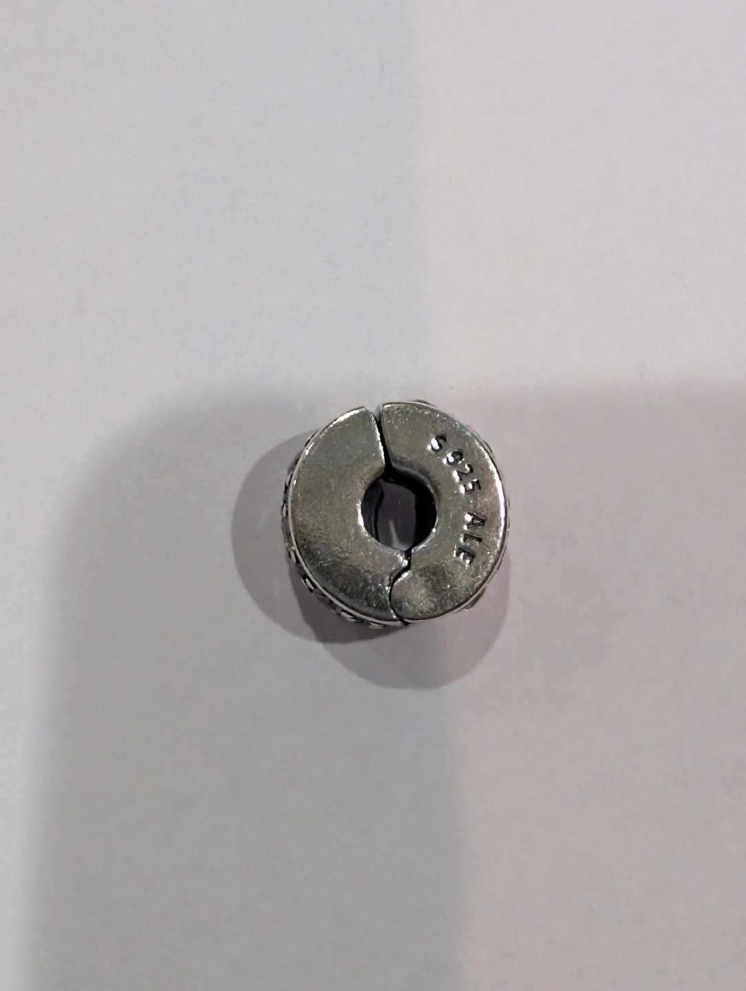 Authentic Ale Sterling Silver Pave Clip Pandora Charm