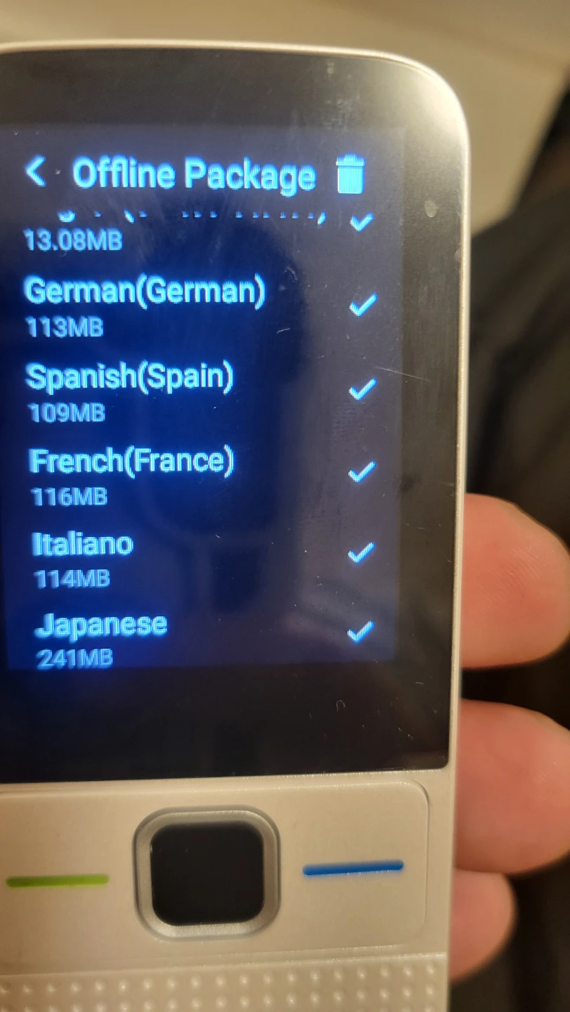 White Language Translator Device - photo 3