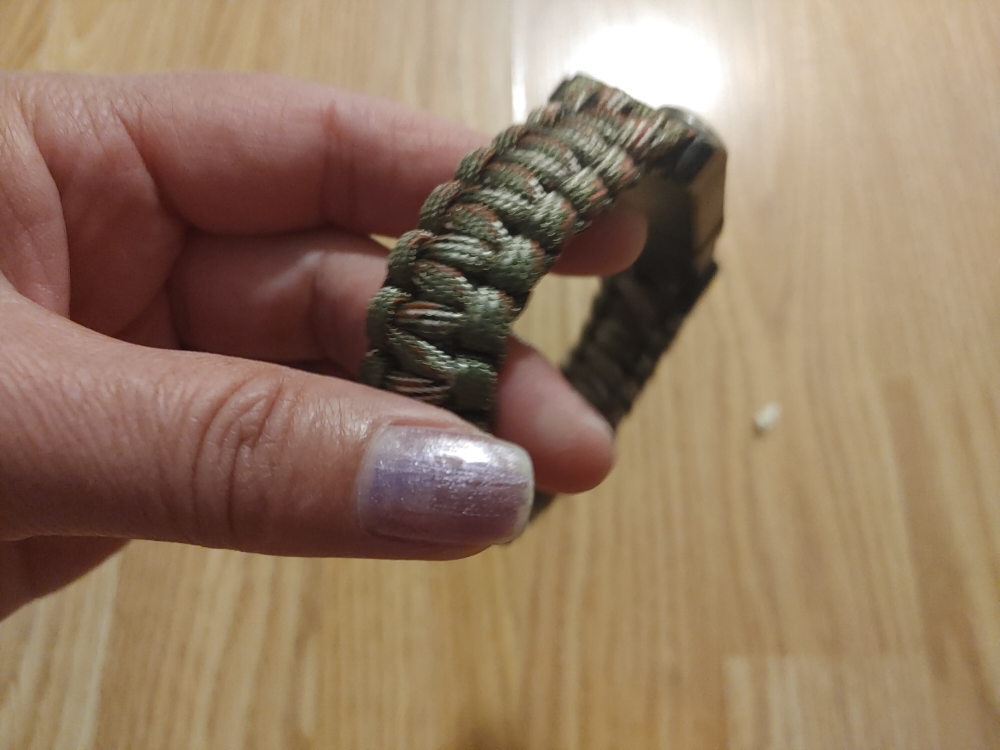 Men's Camo Paracord Bracelet with Compass New - photo 2