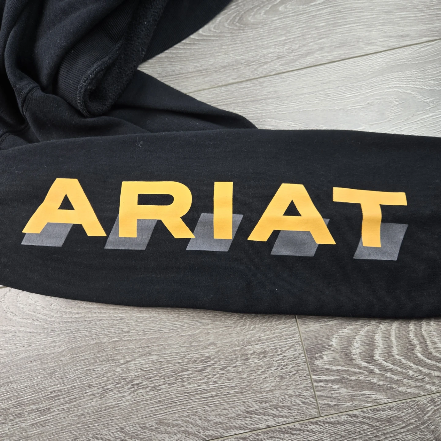 Mens ariat rebar XL black hoodie