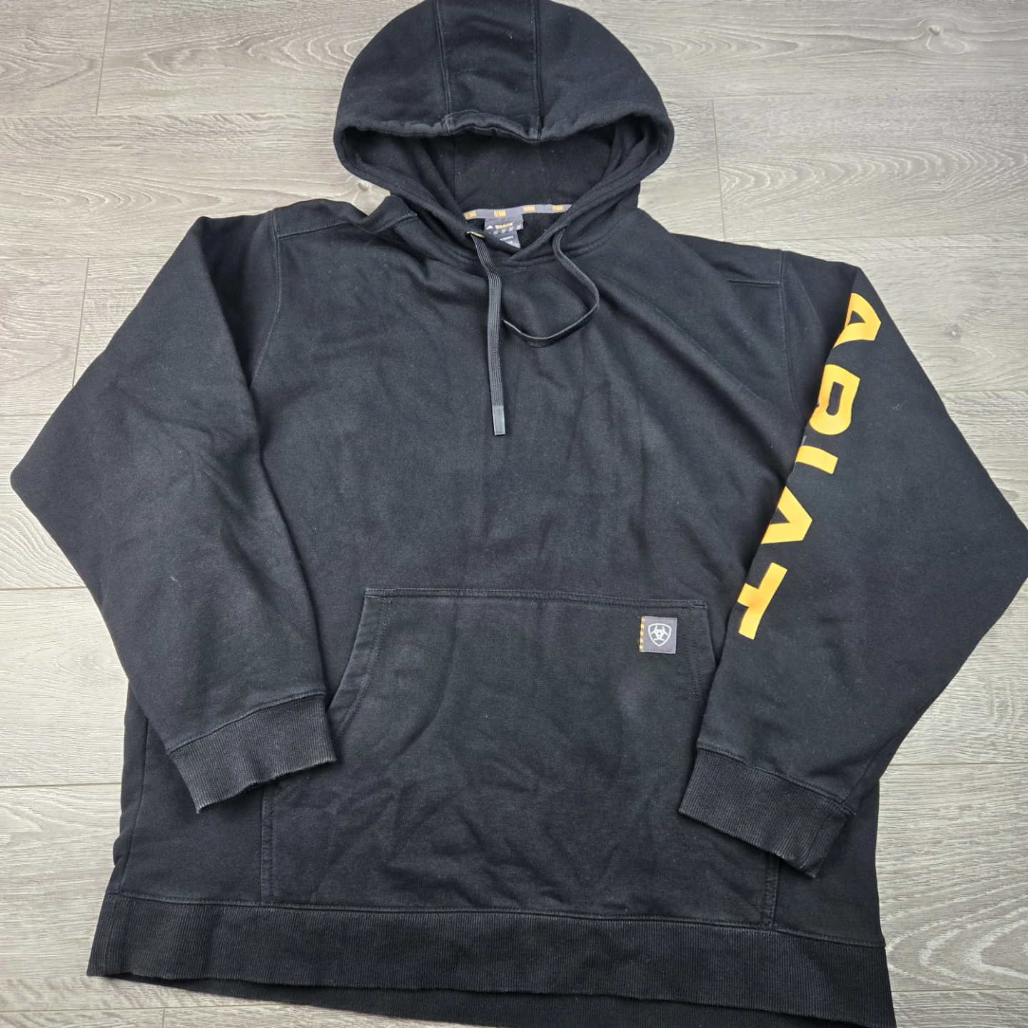 Mens ariat rebar XL black hoodie - photo 3
