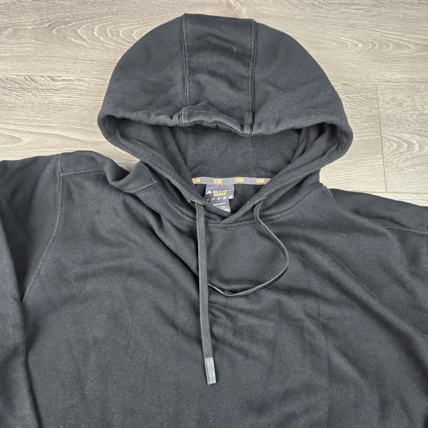 Mens ariat rebar XL black hoodie - photo 5