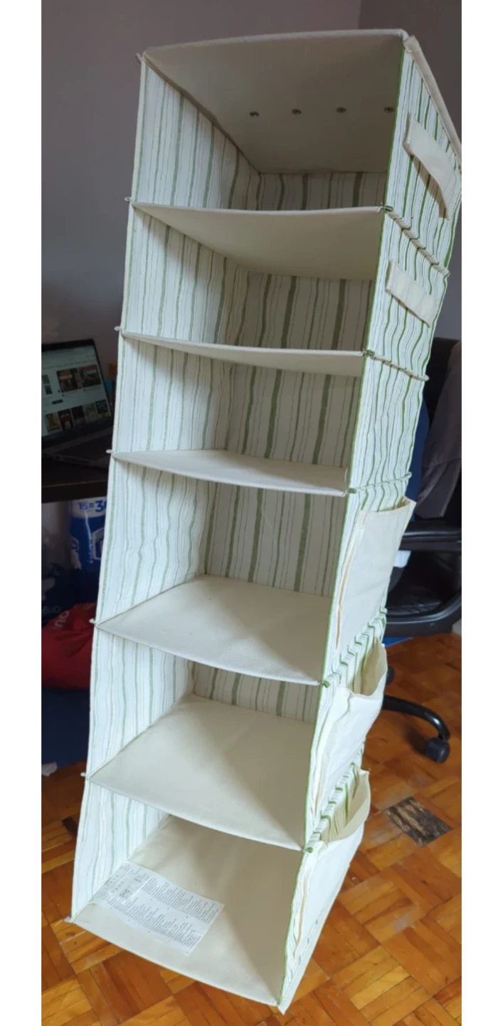 Hanging Closet Organizer with 5 Shelves - photo 2