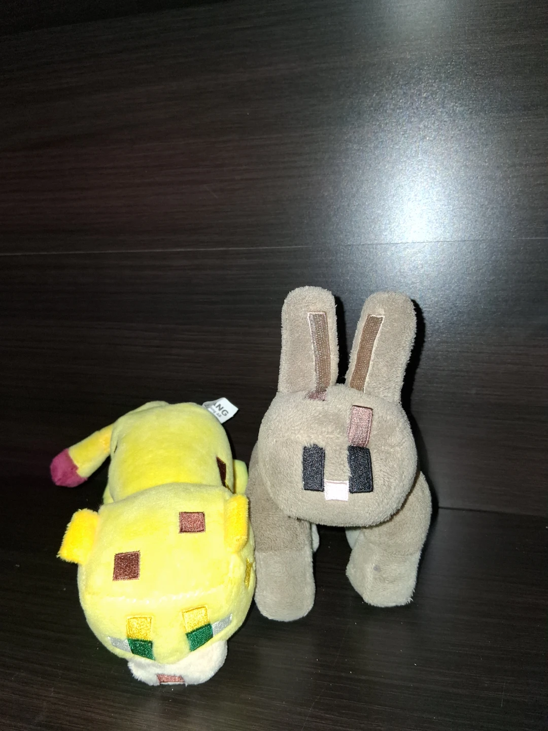 Minecraft Plush Toys - cat and bunny
