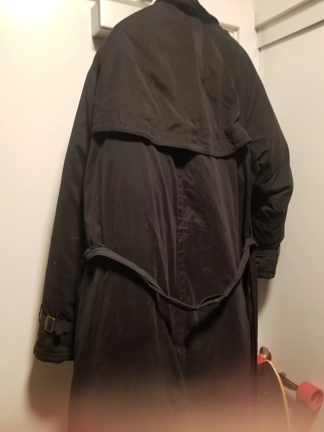 Black trench coat
