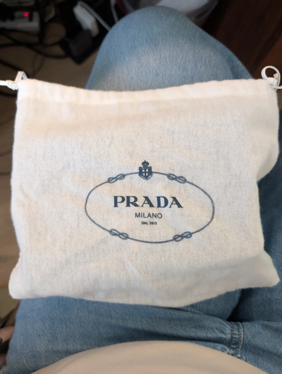 Prada Black Saffiano Leather Chain Bag - photo 5