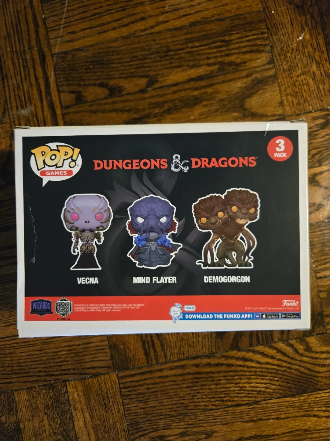 D&D Funko Pop's Vecna Mind Flayer Demogorgon New in box - photo 2