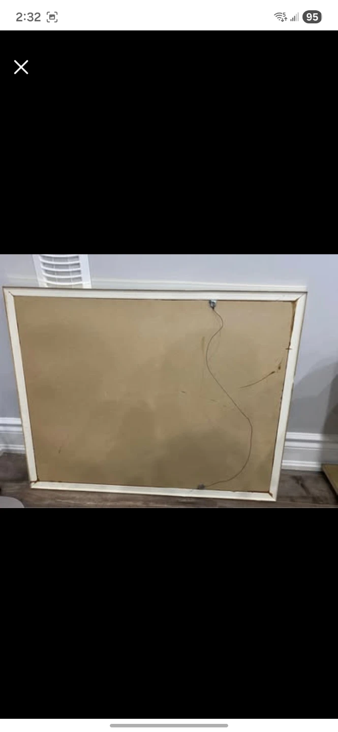 Large Gold Framed Mirror - photo 2