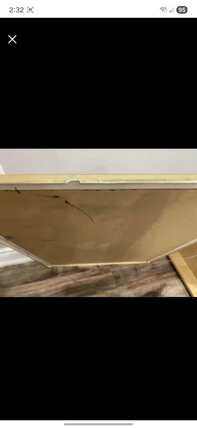 Large Gold Framed Mirror - photo 4