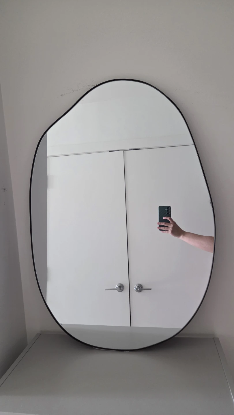 Irregular Shaped Wall Mirror - 24" x 32" - photo 4