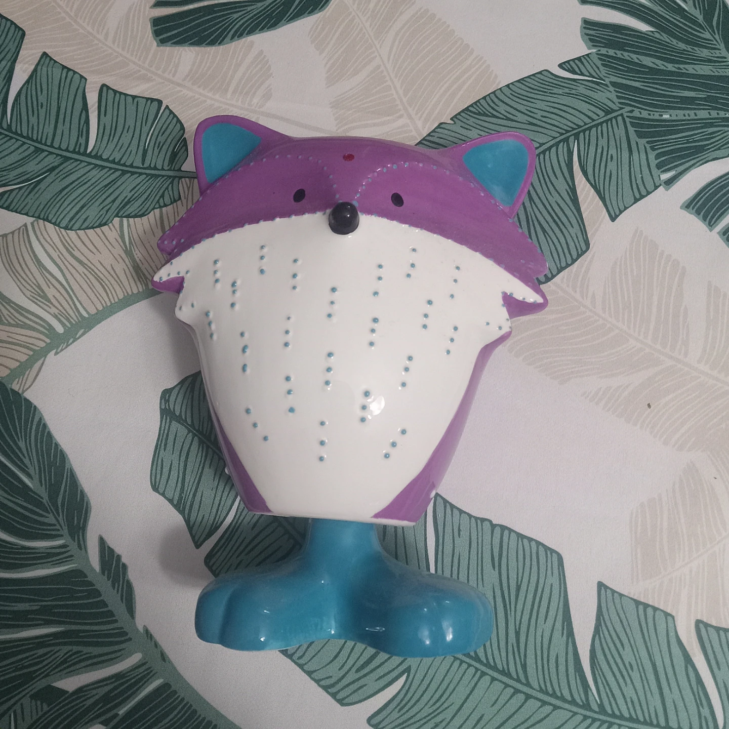 Green earth purple fox