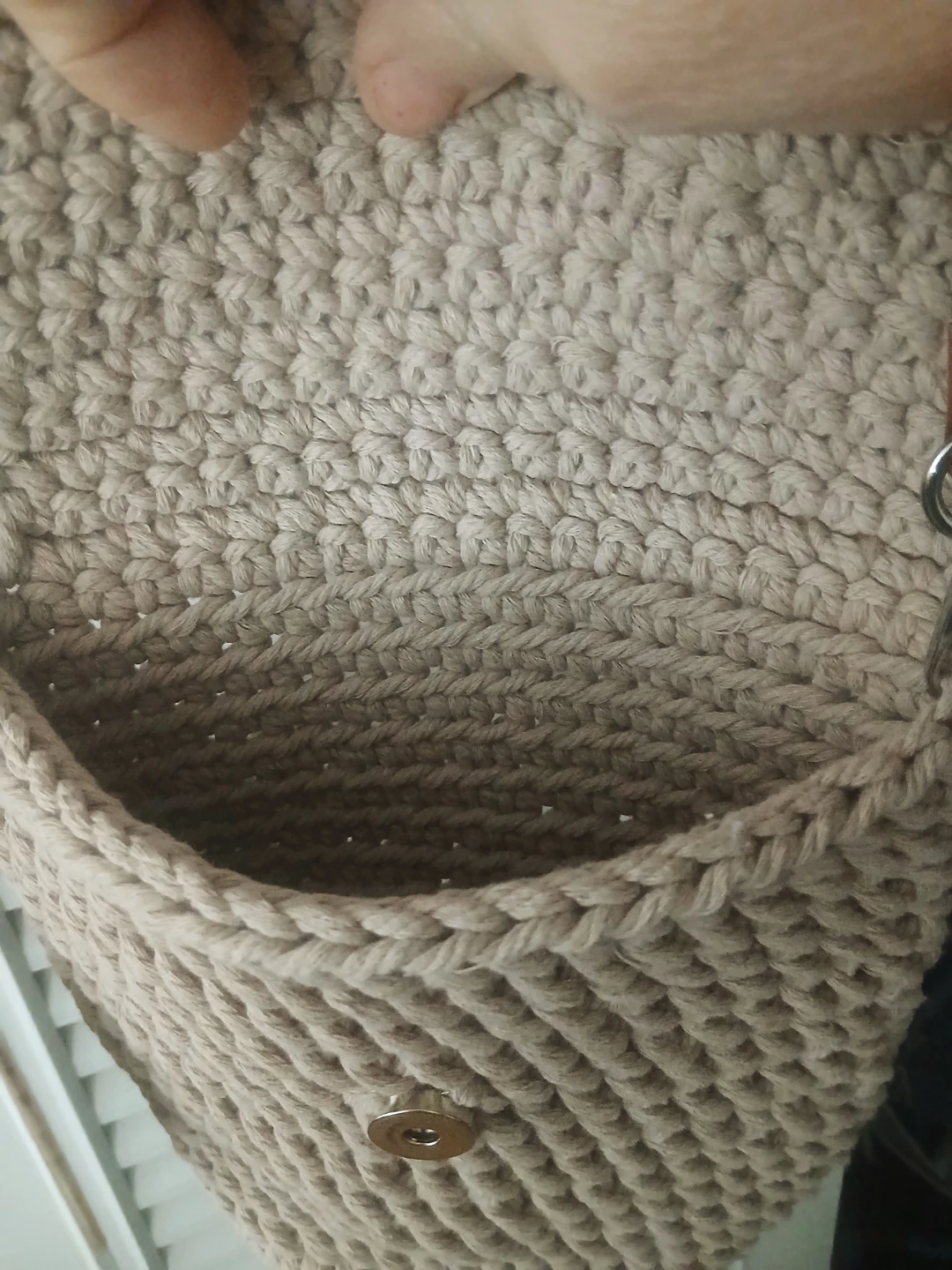Crochet cross body bag - photo 2