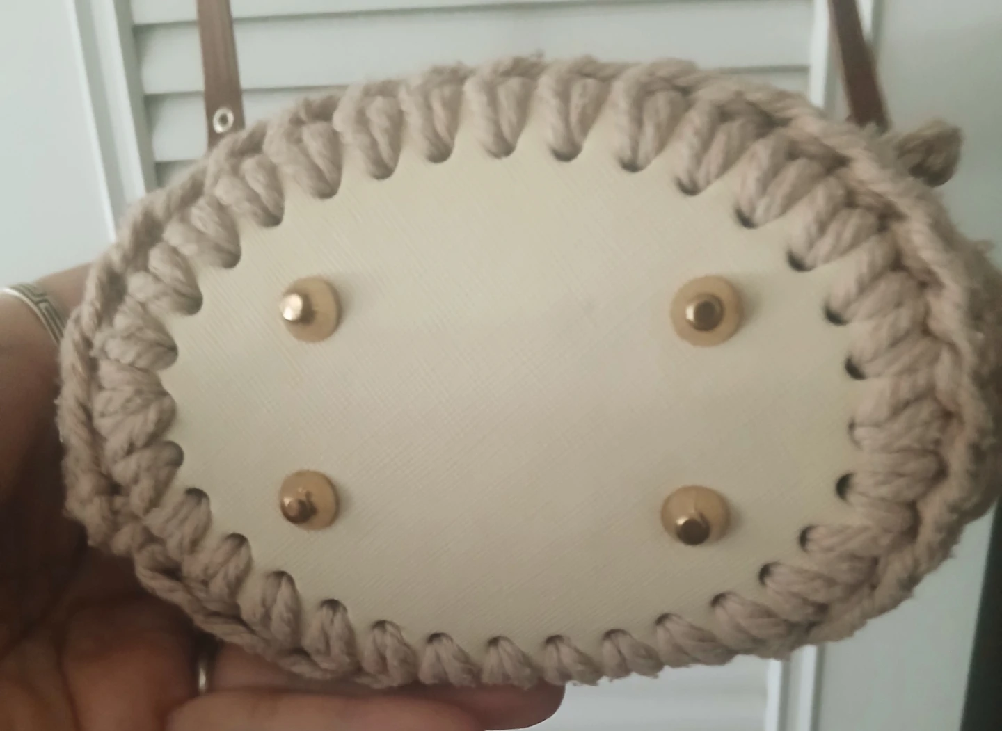 Crochet cross body bag - photo 5