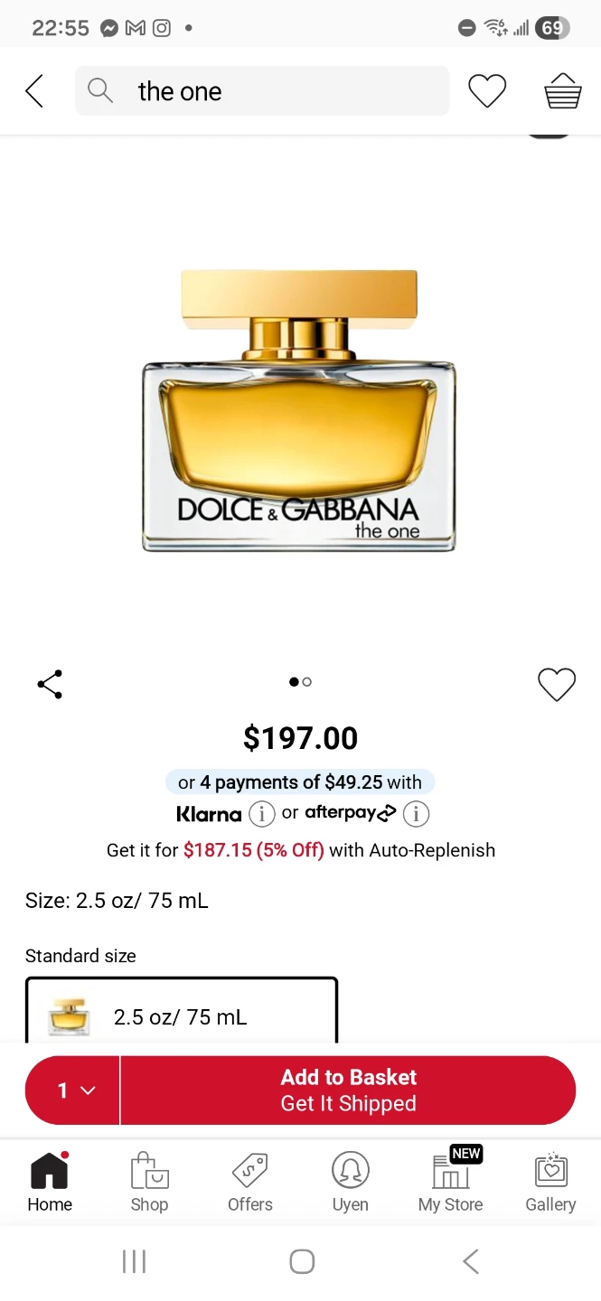 Dolce & Gabbana The One 75ml