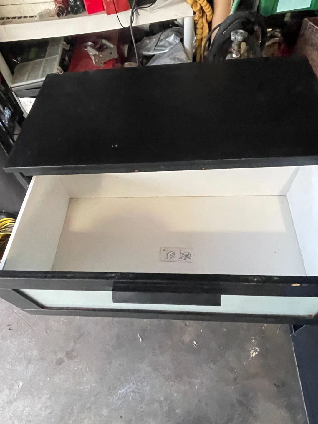 Black 4-Drawer Dresser - photo 2