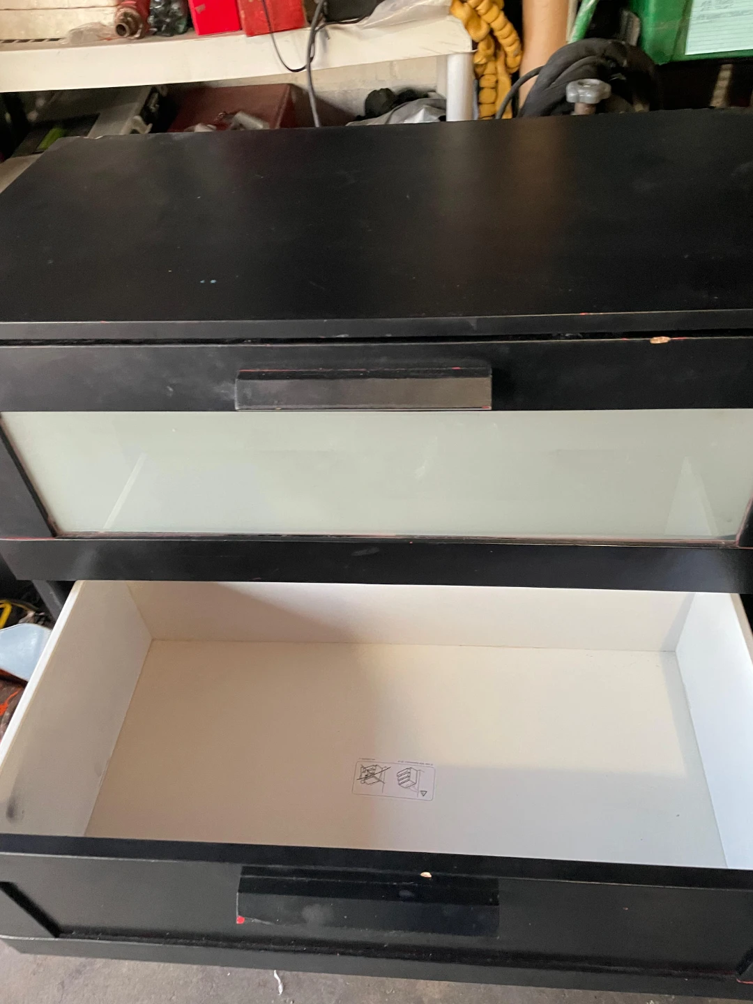 Black 4-Drawer Dresser - photo 3