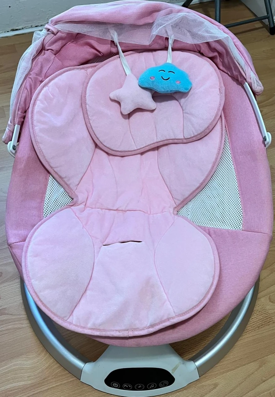 Pink Baby Swing with Mobile - photo 2