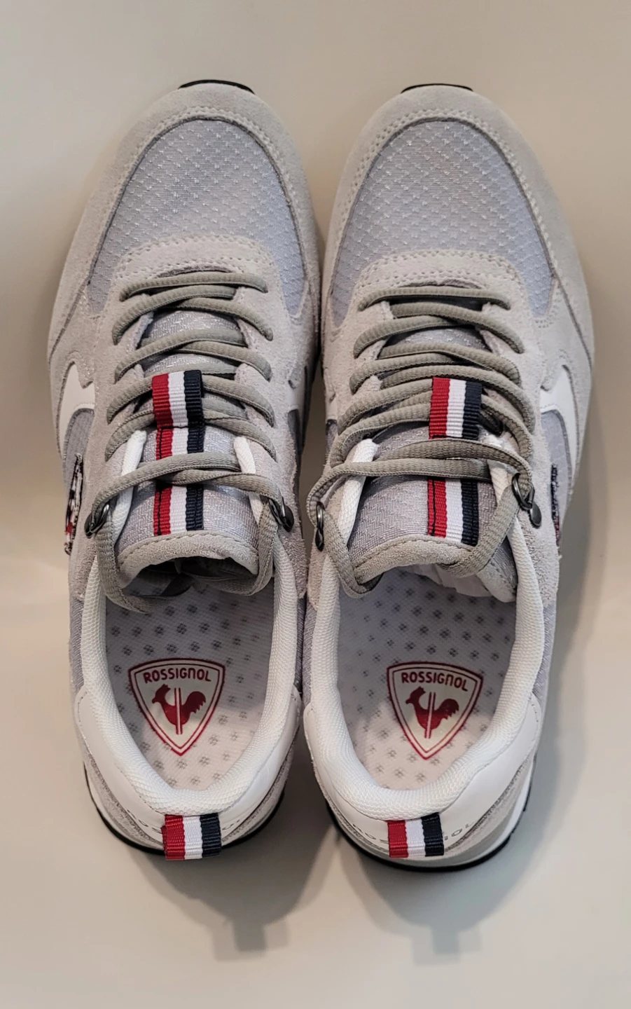 Women's Rossignol Grey Suede & Mesh Sneakers - photo 2