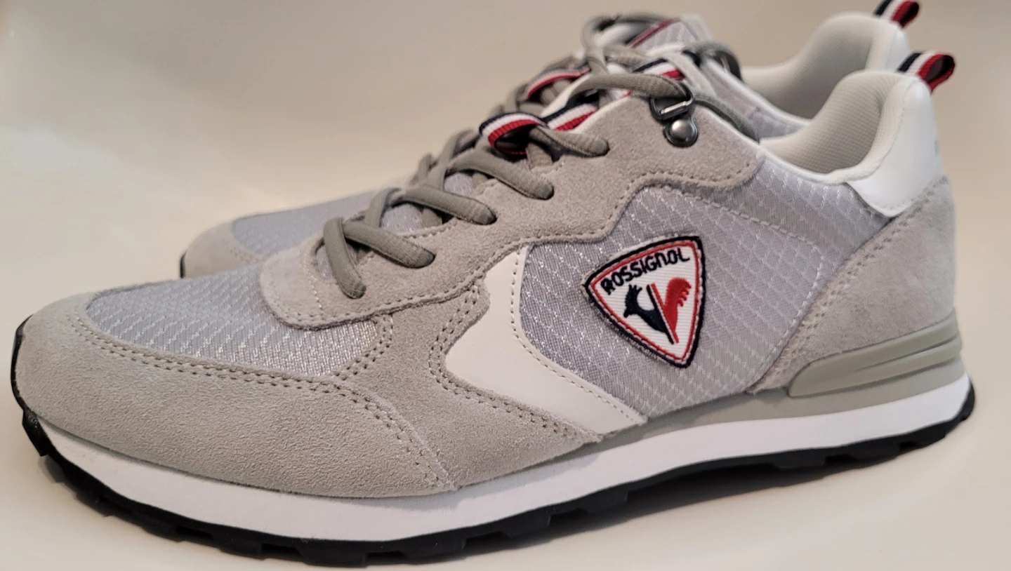 Women's Rossignol Grey Suede & Mesh Sneakers - photo 4