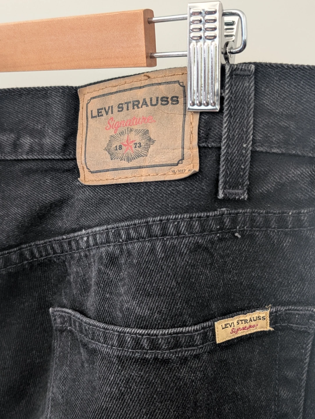 Levi Strauss Signature Relaxed Fit Jeans - Black - photo 3