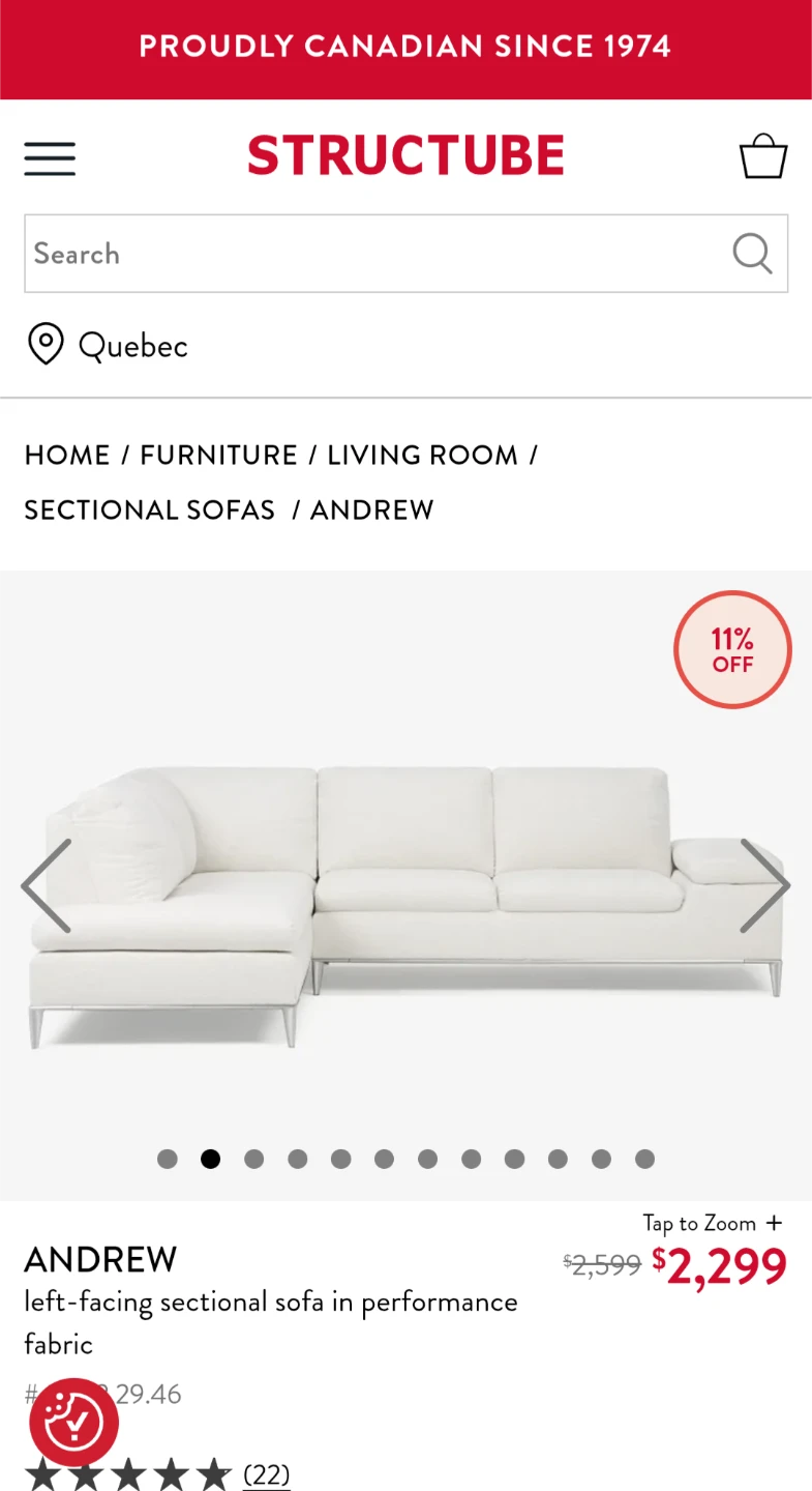 Like-new White Sectional Sofa with Storage - photo 2