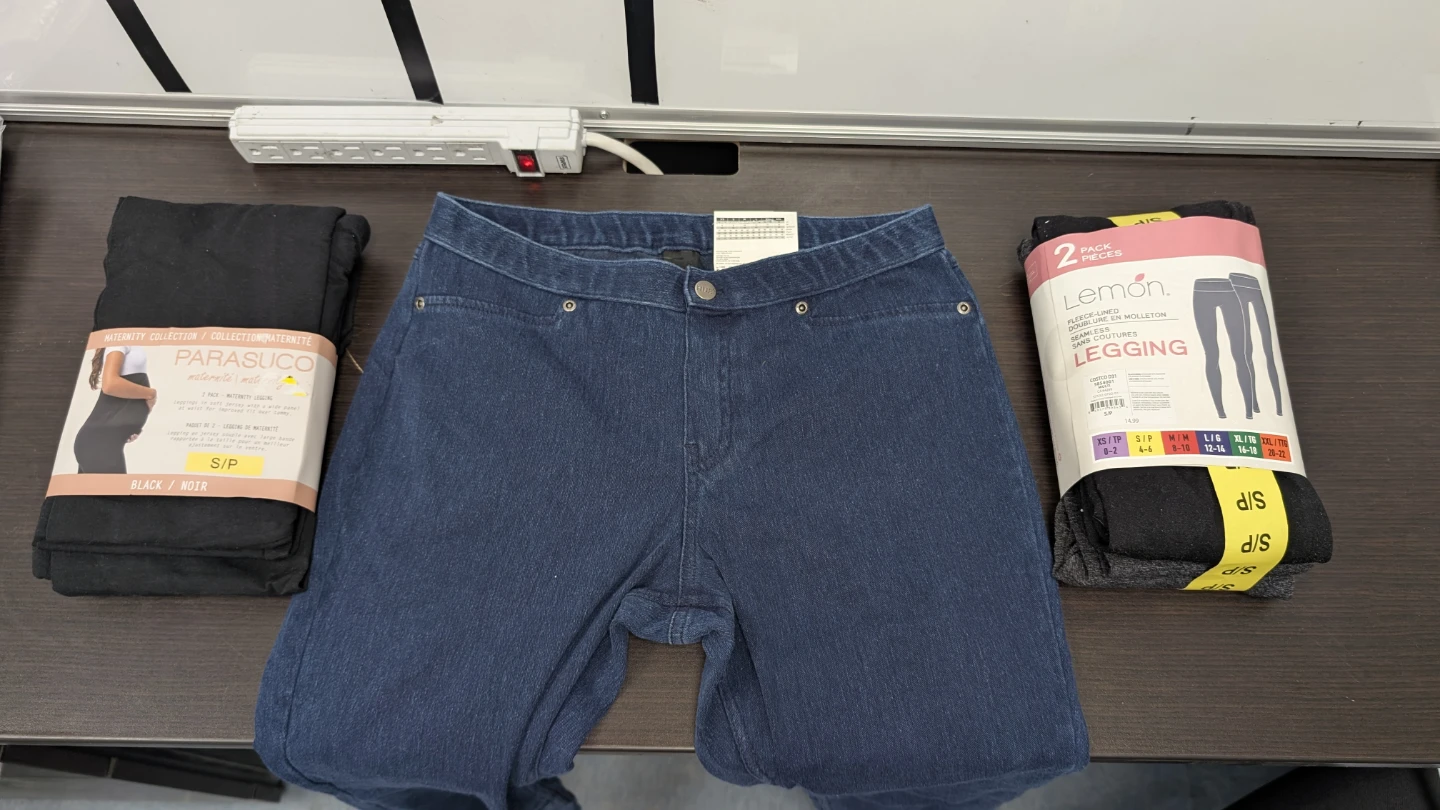 Parasuco Maternity Leggings, Hue Denim & Lemon