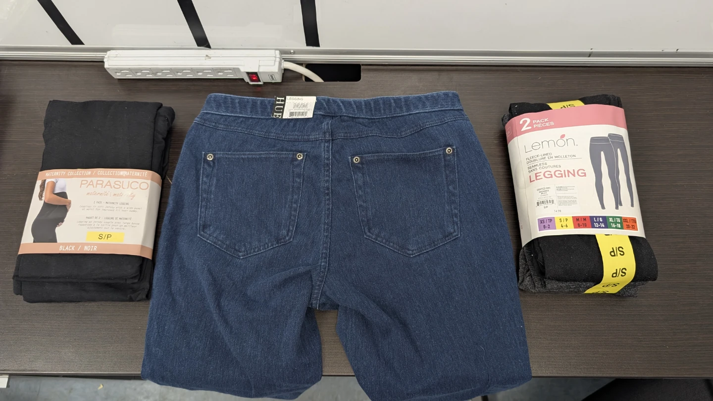 Parasuco Maternity Leggings, Hue Denim & Lemon - photo 2