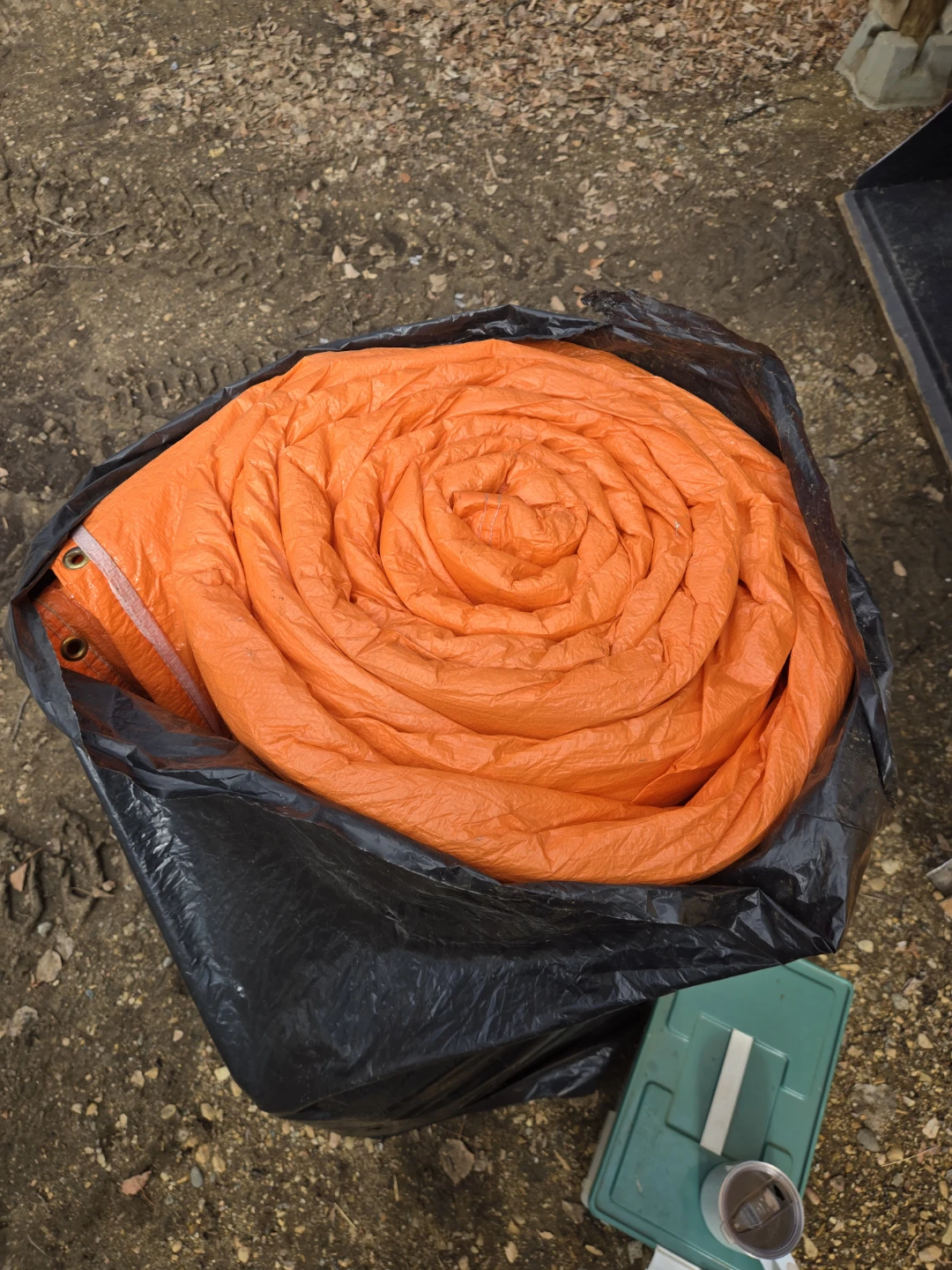Insulated Orange Tarp
