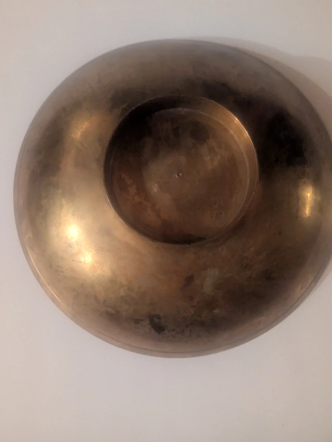Brass Bowl with Floral Design - photo 3