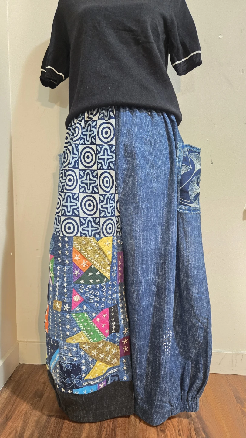 Stonewashed handcrafted denim - photo 3