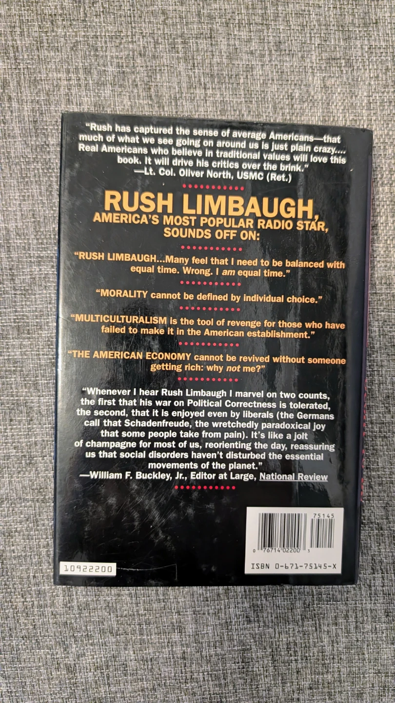 The Way Things Ought To Be Book by Rush Limbaugh - photo 2