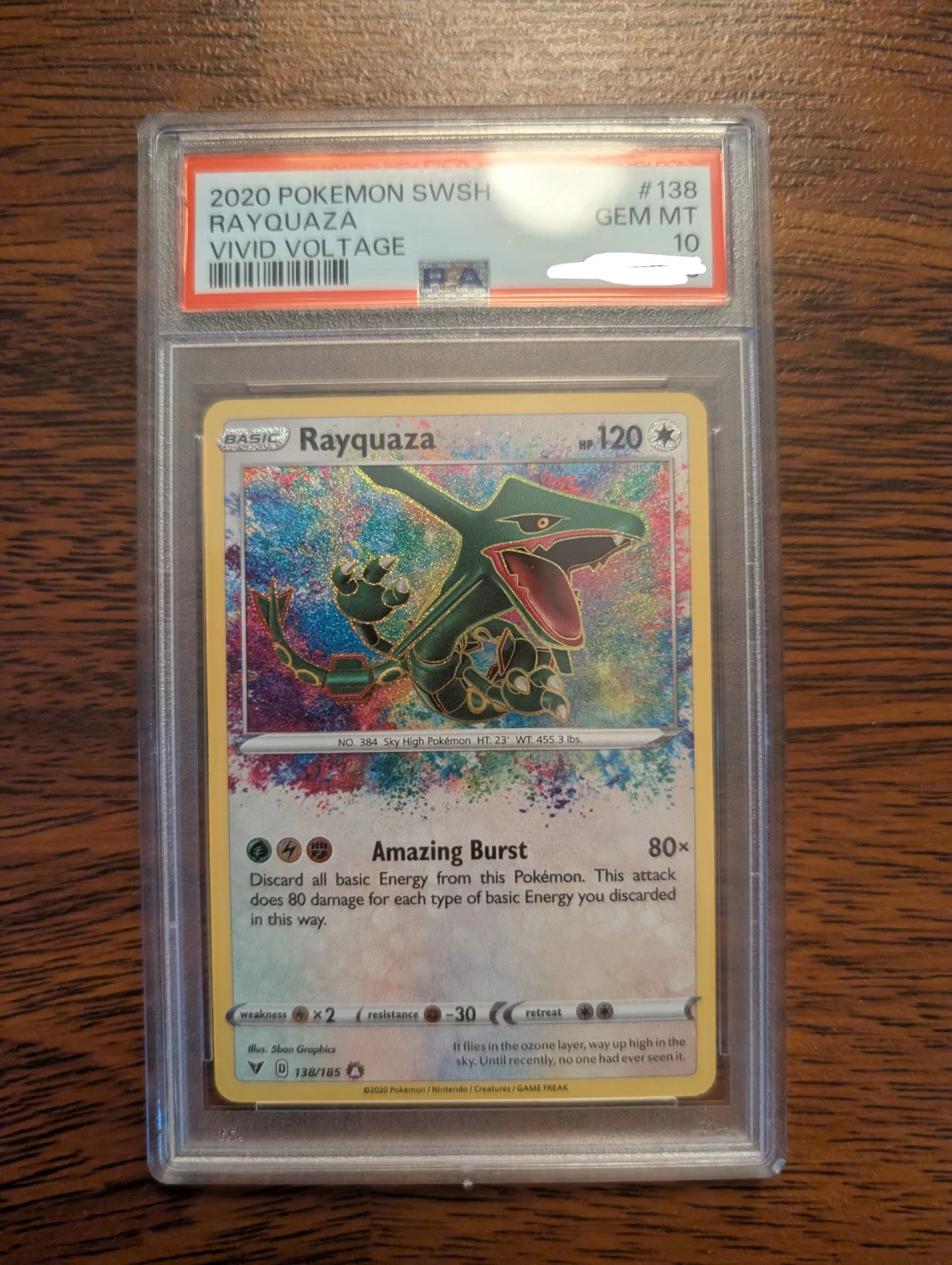 Rayquaza Vivid Voltage 138/185 PSA 10 - Pokemon
