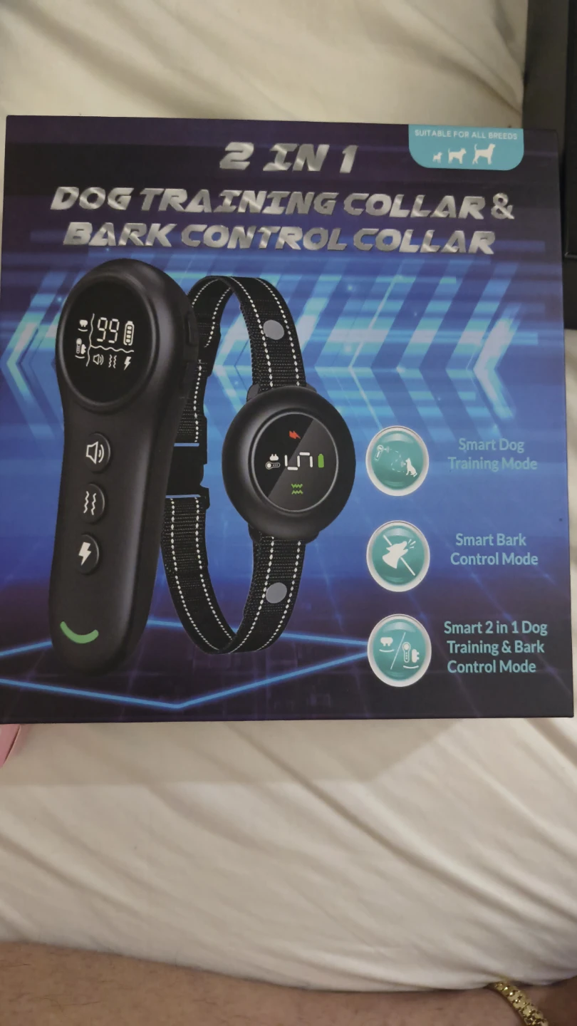 2-in-1 Dog Training & Bark Control Collar - photo 3