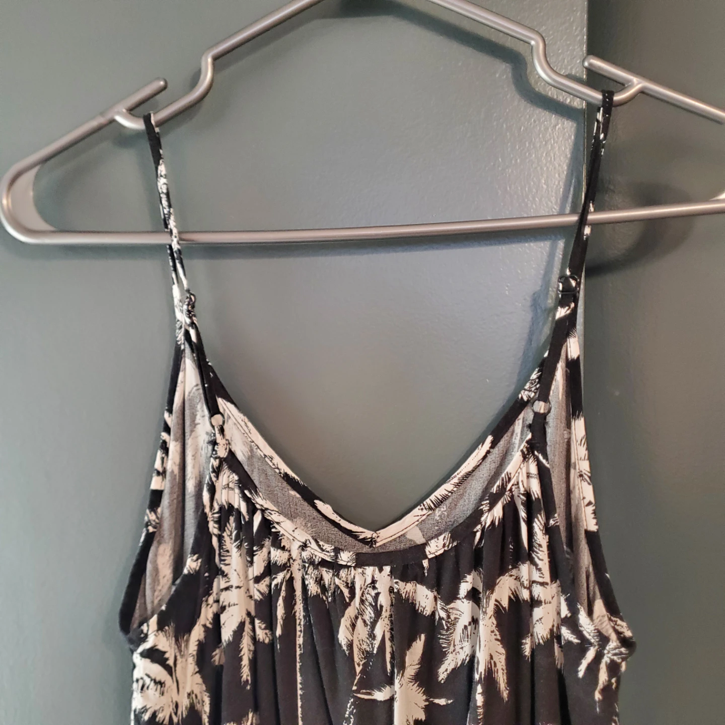 Black and White Palm Tree Sundress - photo 5