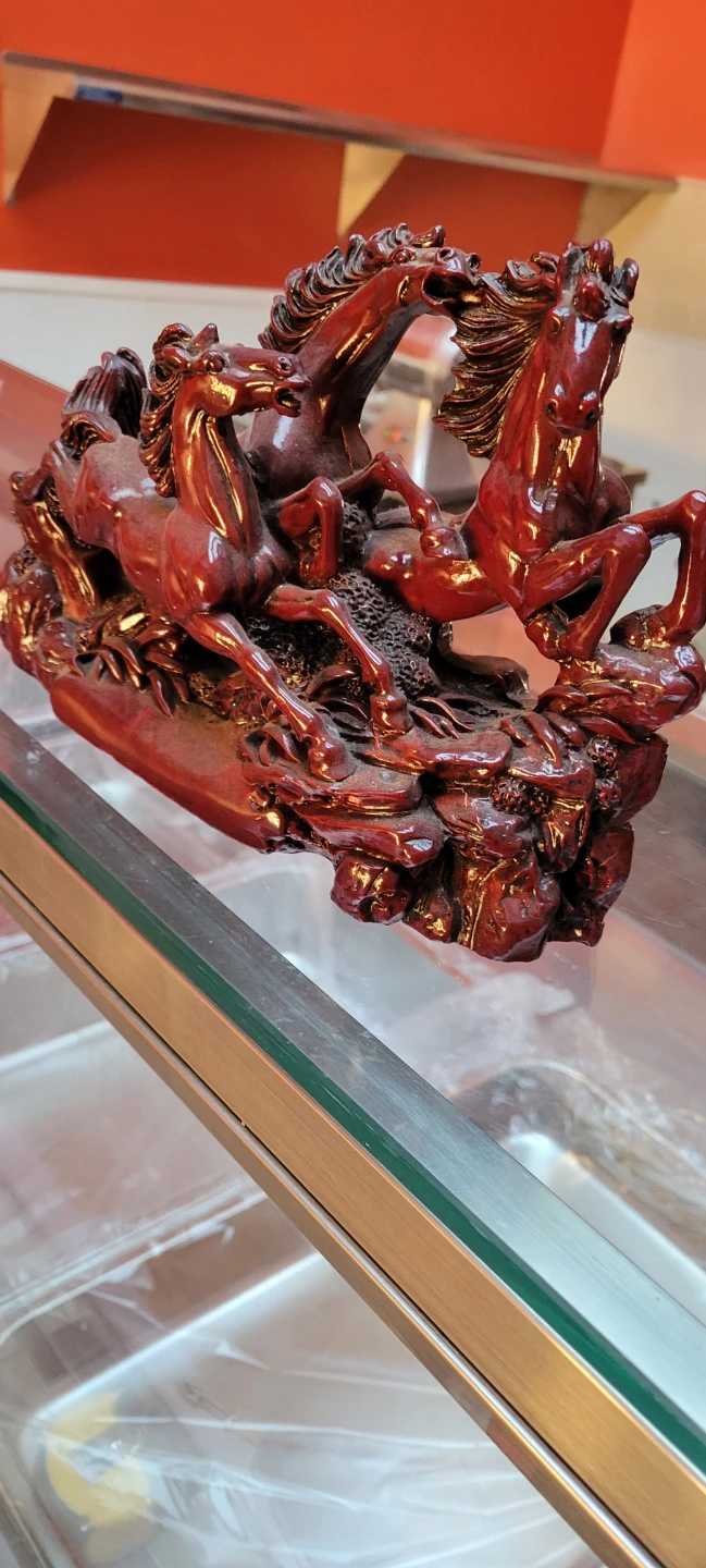 Wooden Horse Sculpture